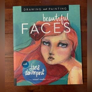 Jane Davenport Drawing and Painting Beautiful Faces art lesson Book
